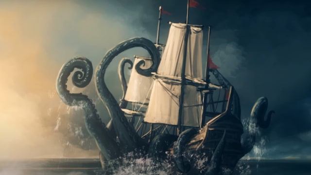 Ilustrasi Kraken, Gurita Raksasa yang Melegenda di Negara Nordik. Foto: Screen Youtube/Storied