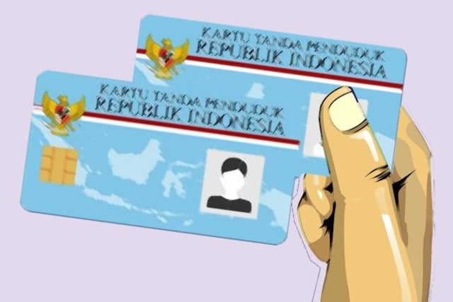 Ilustrasi KTP Elektronik. Sumber: Indonesia.go.id