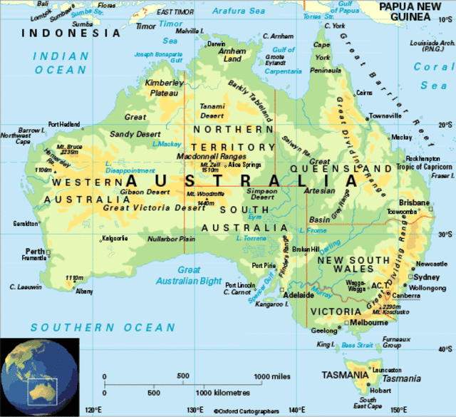 Benua Australia, Foto: IlmuGeografi.com