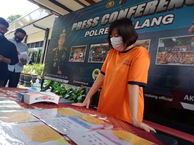 Pelaku. Foto: Rizal Adhi