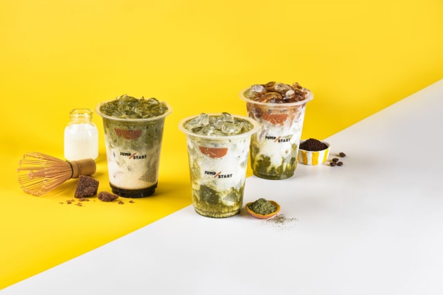 Aneka minuman JumpStart Coffee Foto: Dok. Istimewa