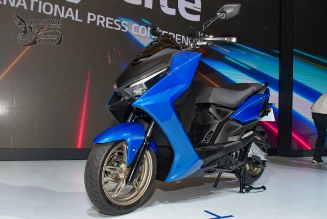 Tampiln depan Kymco KRV. Foto: dok. Moto7