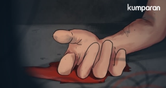 Ilustrasi pembunuhan.(Dokumen Kumparan).pembunuhan