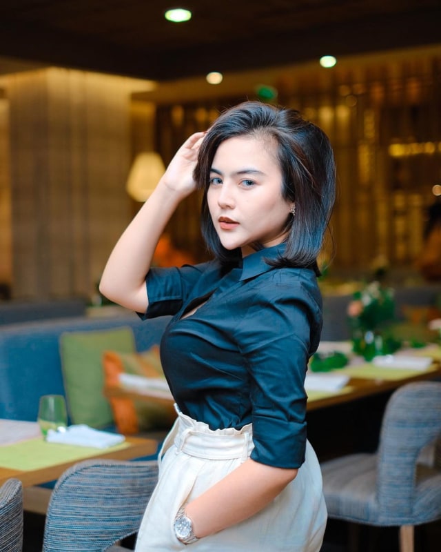 Pedangdut Mareta Angel. Foto: Instagram/Mareta Angel