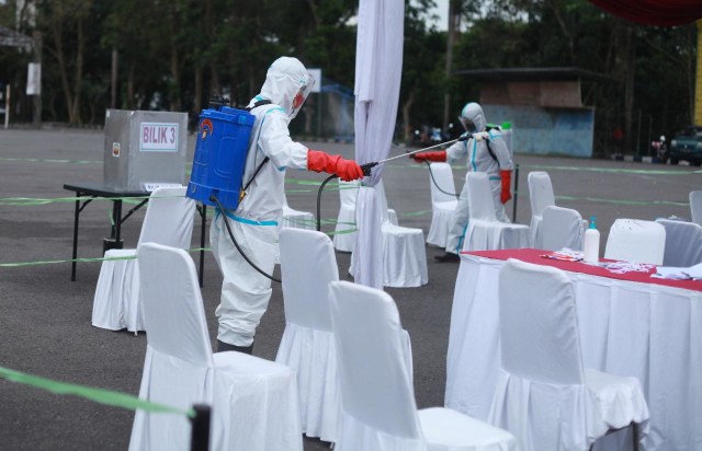 Sterilisasi TPS. Foto: Ben