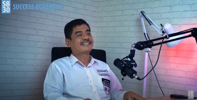 Direktur Utama PDAM Surabaya, Mujiaman Sukirno. Foto: YouTube/SuccessBefore30