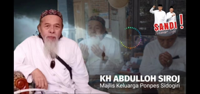 KH Abdulloh Siroj. Foto: Tim Sandi