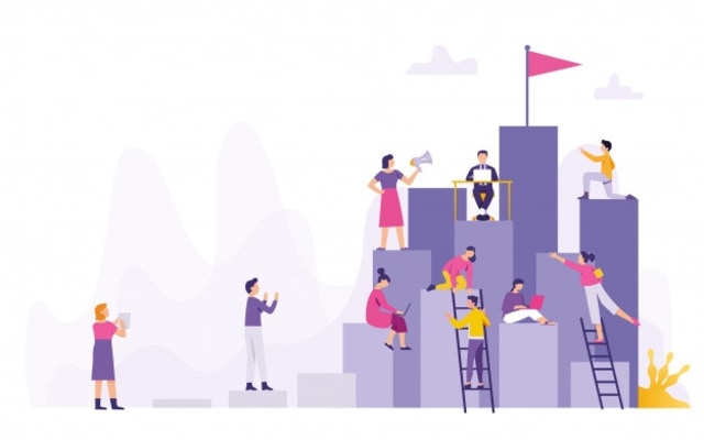 Ilustrasi stratifikasi sosial. Foto: freepik