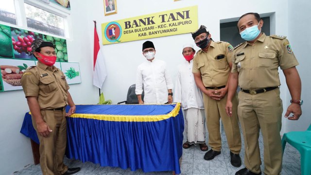 Bank Tani di Desa Bulusari, Kecamatan Kalipuro, Banyuwangi. Foto: Dok. Pemkab Banyuwangi