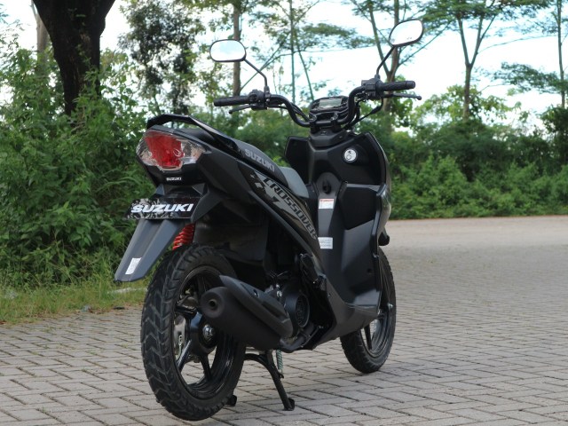 Skutik Suzuki Nex Crossover berteknologi injeksi. Foto: Ghulam Muhammad Nayazri / kumparanOTO