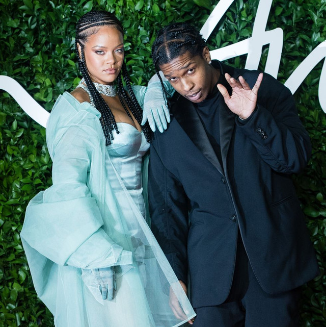 Rihanna dan ASAP Rocky. Foto: Getty Images