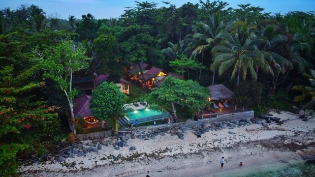 View drone Be Ocean Krui, Kamis (19/11) | Foto: Dimas Prasetyo/Lampung Geh
