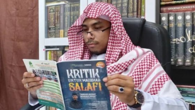 Ustaz Maaher At Thuwalibi alias Soni Eranata. Foto: Twitter/@ustadzmaaher-
