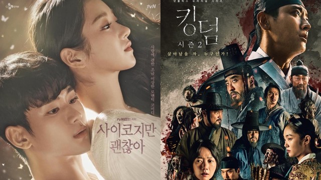 Drakor 'It's Okay to Not Be Okay' dan 'Kingdom 2'. Dok: asianwiki