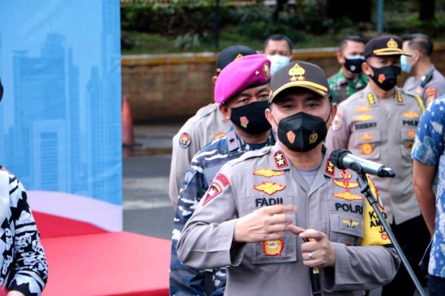 Kapolda Metro Jaya Irjen Pol Fadil Imran saat melaunching Tim Pemburu Covid-19 atau Covid Hunter. Foto: Dok. Istimewa