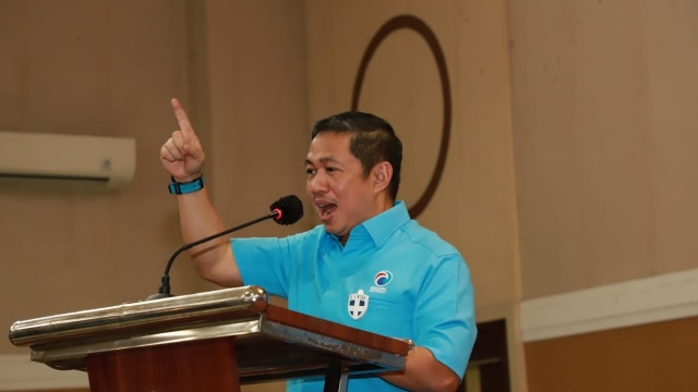 Ketum Partai Gelora Anis Matta di Depok. Foto: Dok. Istimewa