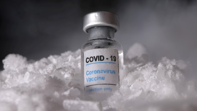 Ilustrasi vaksin corona. Foto: Dado Ruvic/REUTERS