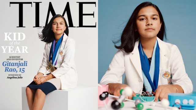 Gitanjali Rao, Ilmuwan 15 tahun yang jadi Kid of the Year versi majalah TIME. dok. TIME/Sharif Hamza