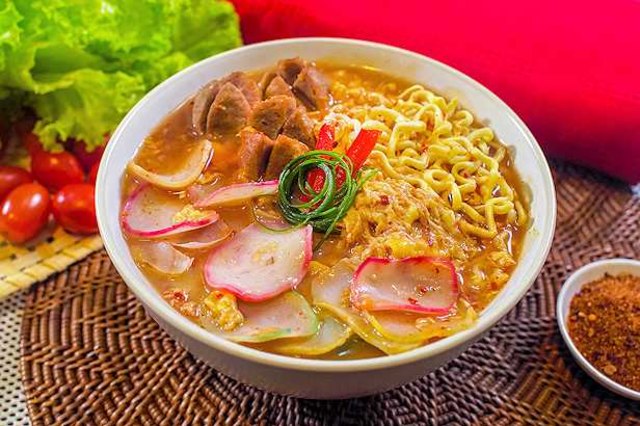 Resep seblak kuah isi bakso Foto: Pinterest