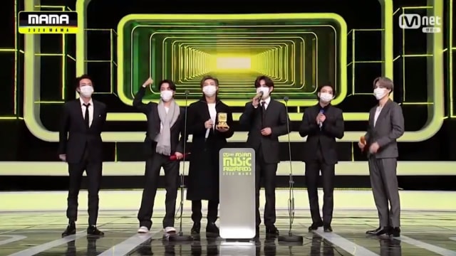 BTS di MAMA 2020 dok Twitter @mnetmama