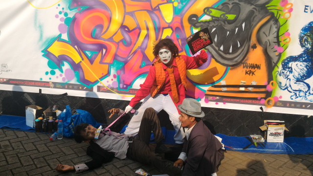 Ilustrasi koruptor. Foto: Sabir Laluhu.