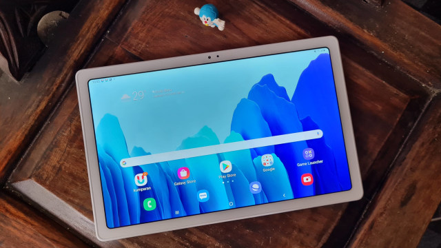 Samsung Galaxy Tab A7. Foto: Bianda Ludwianto/kumparan