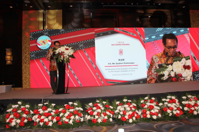 Dubes RI untuk China Djauhari Oratmangun. Foto: KBRI Beijing