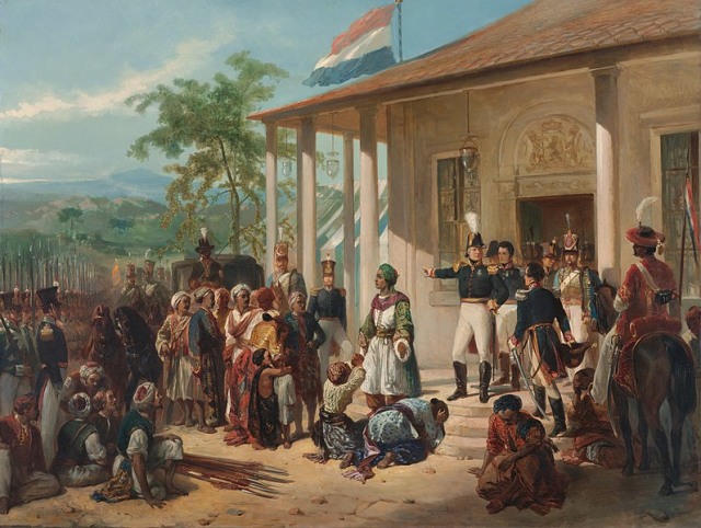 Ilustrasi perlawanan Pangeran Diponegoro. Foto: wikipedia