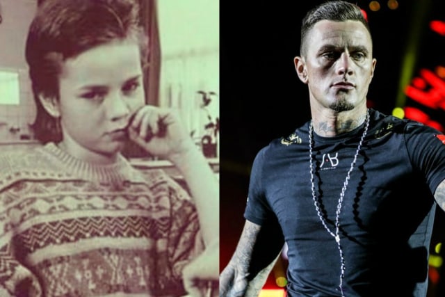 Foto Nieky Holzken saat masih belia dan saat ini (ONE Championship)