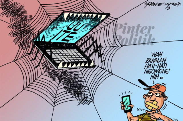 Jerat UU ITE. Sumber: PinterPolitik. Minggu, 21 Mei 2017 15.00. PinterPolitik.com. Diakses melalui https://pinterpolitik.com/uu-ite, 12 Desember 2020.