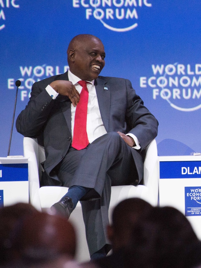 Perdana Menteri Eswatini Mandulo Ambrose Dlamini. Foto: RODGER BOSCH/AFP