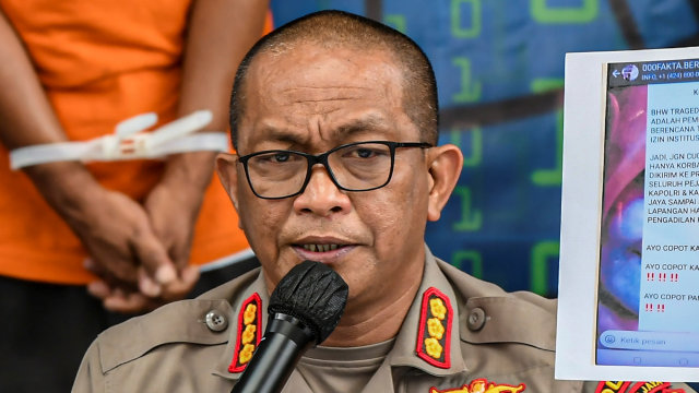 Kabid Humas Polda Metro Jaya Kombes Yusri Yunus. Foto: Galih Pradipta/ANTARA FOTO