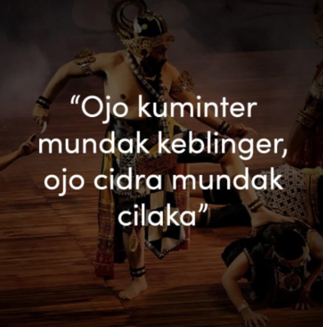 Kata bijak bahasa Jawa yang bisa dijadikan inspirasi. Foto: Beritabaca