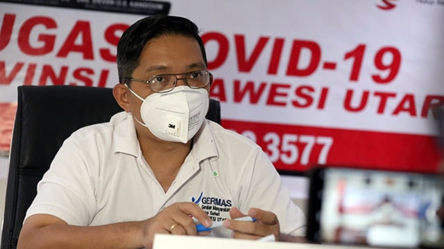 Juru bicara Satuan Tugas (Satgas) Percepatan Penanganan COVID-19 Sulawesi Utara, dr Steaven Dandel