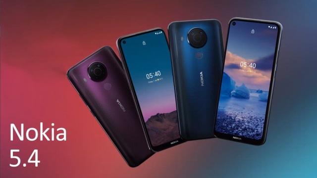 HMD Global rilis smartphone Nokia 5.4. Foto: HMD Global