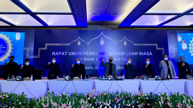 RUPSLB BRI Syariah mengesahkan pengurus baru yang nantinya mengelola Bank Syariah Indonesia, hasil merger bank syariah milik BUMN. Foto: BRI Syariah