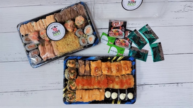 Aneka sajian ala Sushimoo Foto: Azalia Amadea/Kumparan