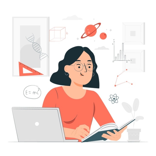 Ilustrasi Mengerjakan Soal. Sumber: Freepik.com