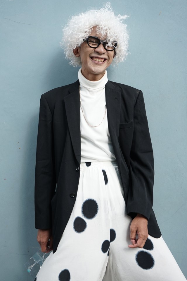 Artis Aming saat ditemui di kawasan Tendean, Jakarta, Rabu, (16/12). Foto: Ronny