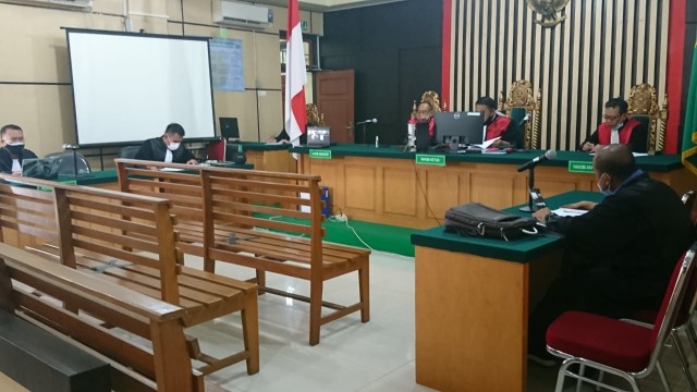 Sidang putusan kasus gratifikasi di Pengadilan Tipikor Jambi/Yovy Hasendra