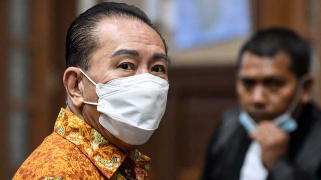 Terpidana kasus cessie Bank Bali Djoko Tjandra saat menjalani sidang lanjutan di Pengadilan Tipikor, Jakarta, Kamis (17/12). Foto: M Risyal Hidayat/ANTARA FOTO