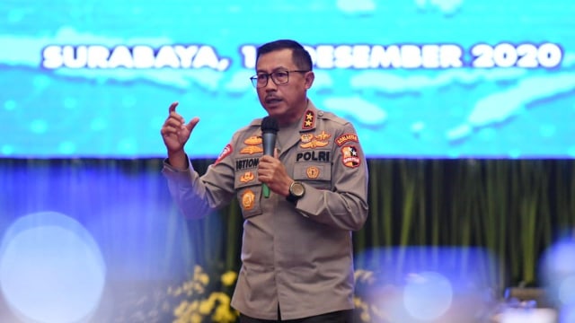 Kakorlantas Irjen Istiono saat Rakor Kesiapan Pengamanan Natal 2020 dan Tahun Baru 2021. Foto: Dok. Istimewa