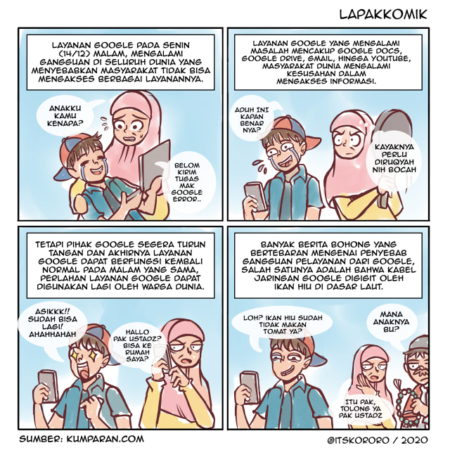 Komik: Google Normal Lagi, Gmail, YouTube, dan GDrive, Sudah Bisa Dibuka (1)