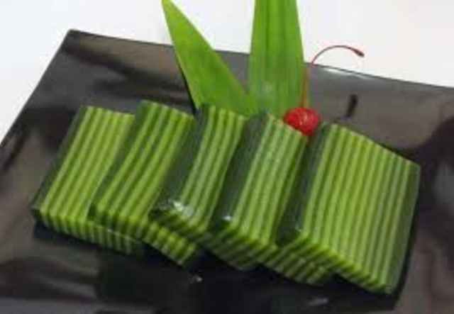 Ilustrasi Kue Lapis Pandan. Sumber: Resepedia.id