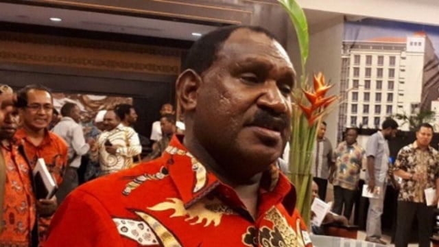 Bupati Puncak, Willem Wandik (BumiPapua.com/Katharina)