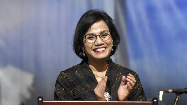 Menteri Keuangan RI, Sri Mulyani. Foto: ANTARA FOTO/Hafidz Mubarak A