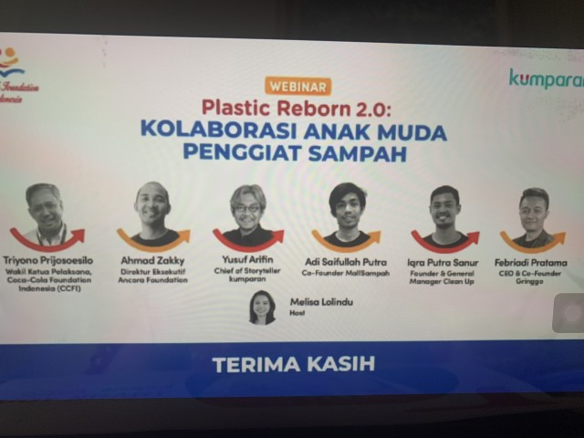 COCA-COLA PLASTIC REBORN 2.0 INI BEKERJASAMA DENGAN PATA PENGGIAT USAHA DI BIDANG SAMPAH.