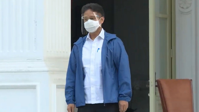 Budi Gunadi Sadikin saat pengumuman menteri baru kabinet Indonesia Maju di Istana Negara, Jakarta, Selasa (22/12).
Foto: Youtube/@BPMI
