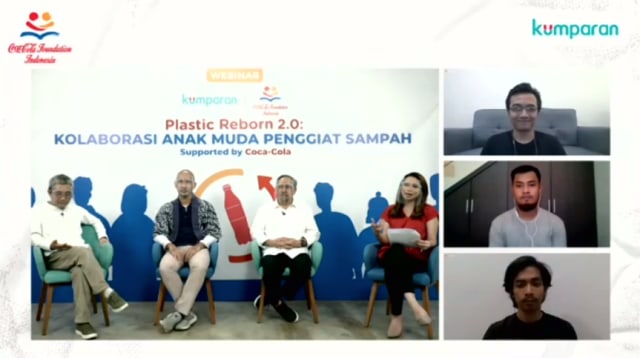 Bersama Narasumber Webinar Plastic Reborn 2.0.