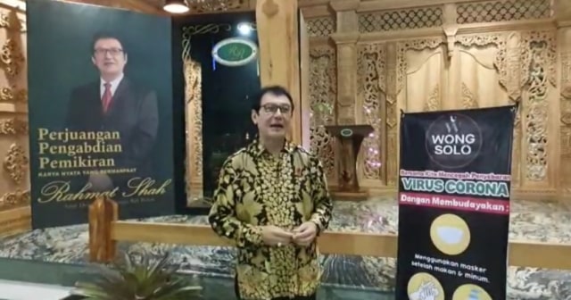 Politisi sekaligus pengusaha asal Sumatera Utara DR. H. Rahmat Shah